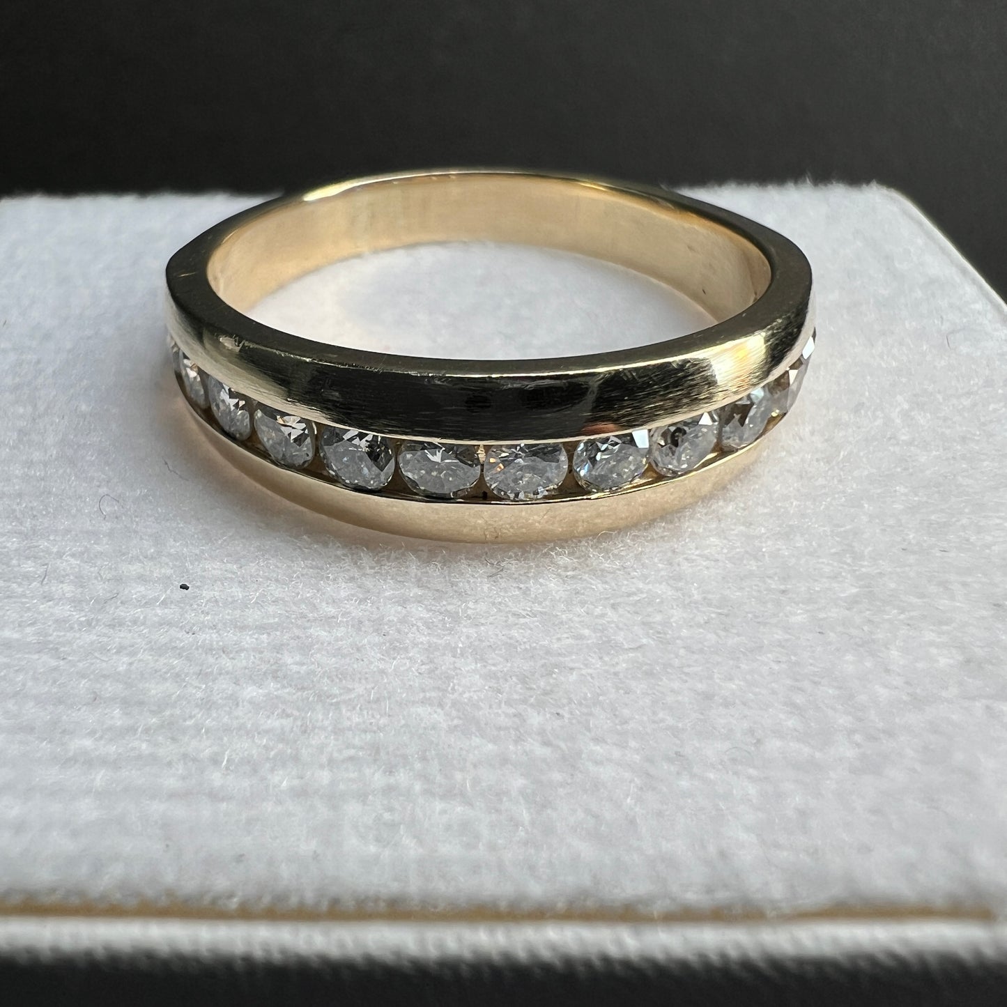 Anillo Churumbela Oro Amarillo con Diamantes Naturales 1.04ct