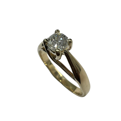 Anillo de Compromiso Diamante Natural Octillion Certificado GIA 0.31ct