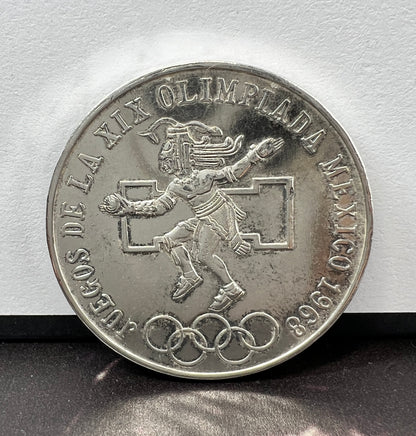 Moneda 25 pesos Juegos Olimpicos 1968