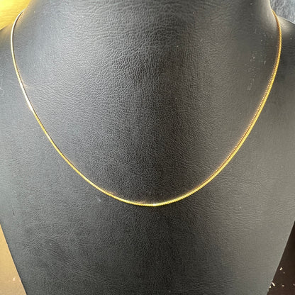 Collar veneciano Oro Sólido 10kt