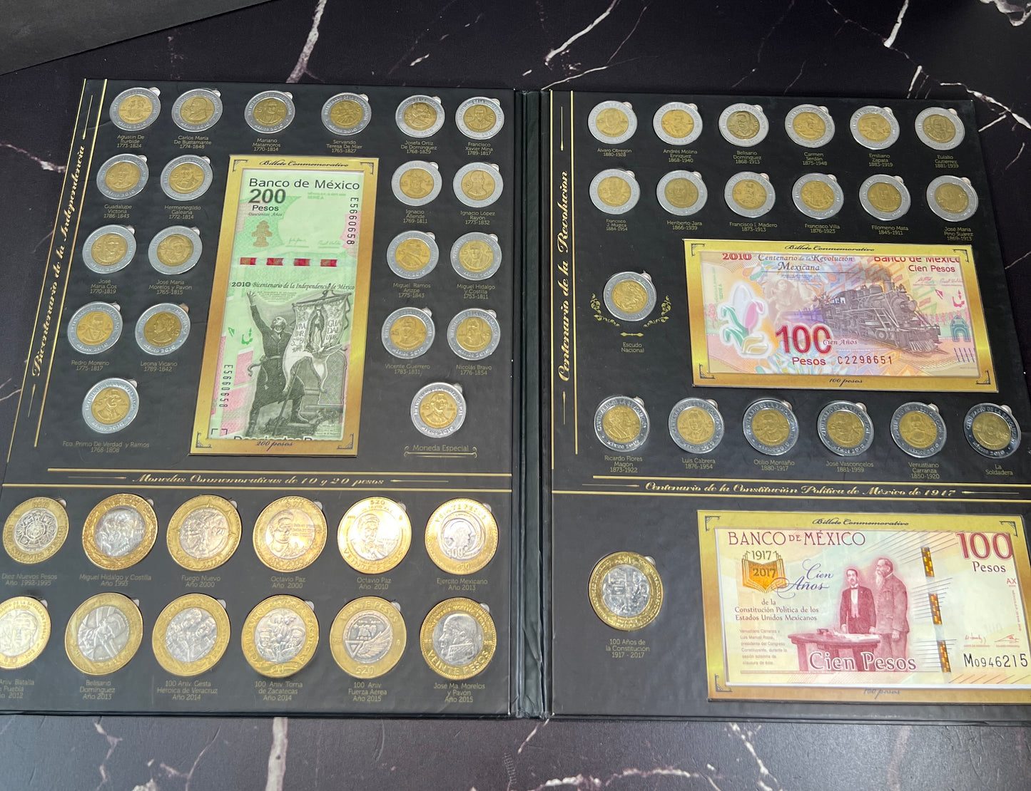 Album Monedas Conmemorativas de México