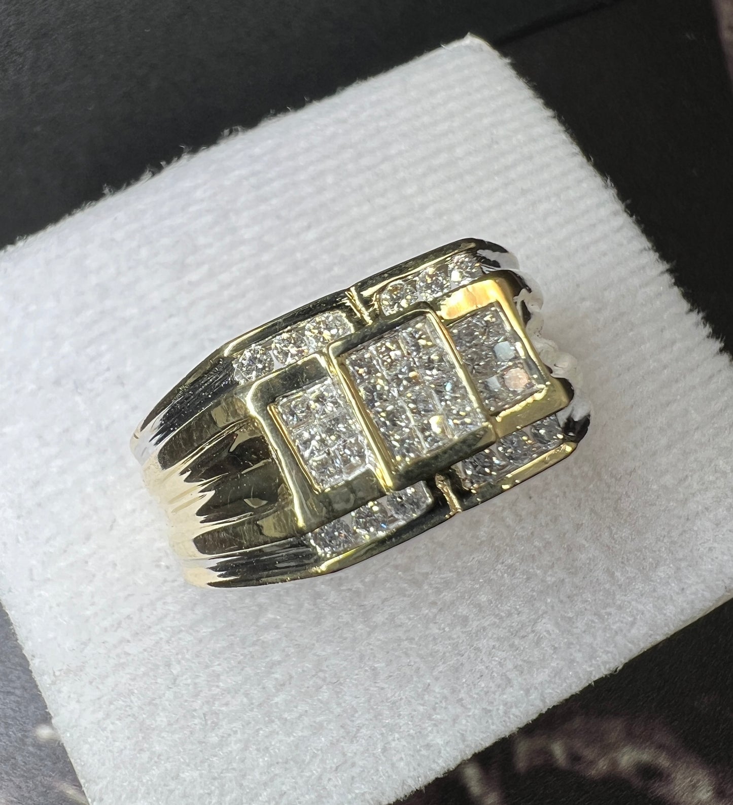 Anillo Oro con Diamantes Naturales 0.72ct