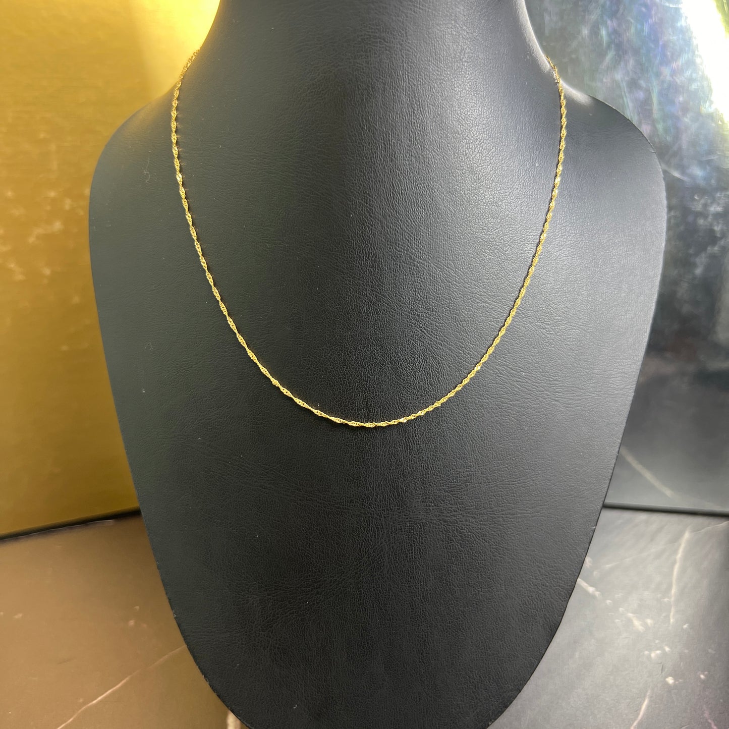 Collar Singapur (20cm) Oro Sólido 10kt