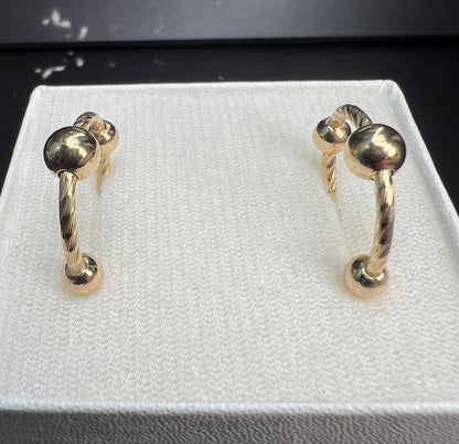 Aretes Oro Amarillo 10kt