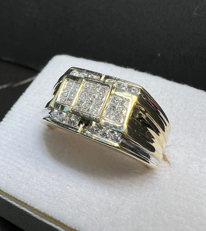 Anillo Oro con Diamantes Naturales 0.72ct