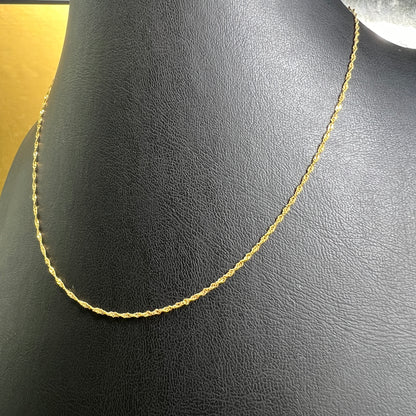 Collar Singapur (20cm) Oro Sólido 10kt