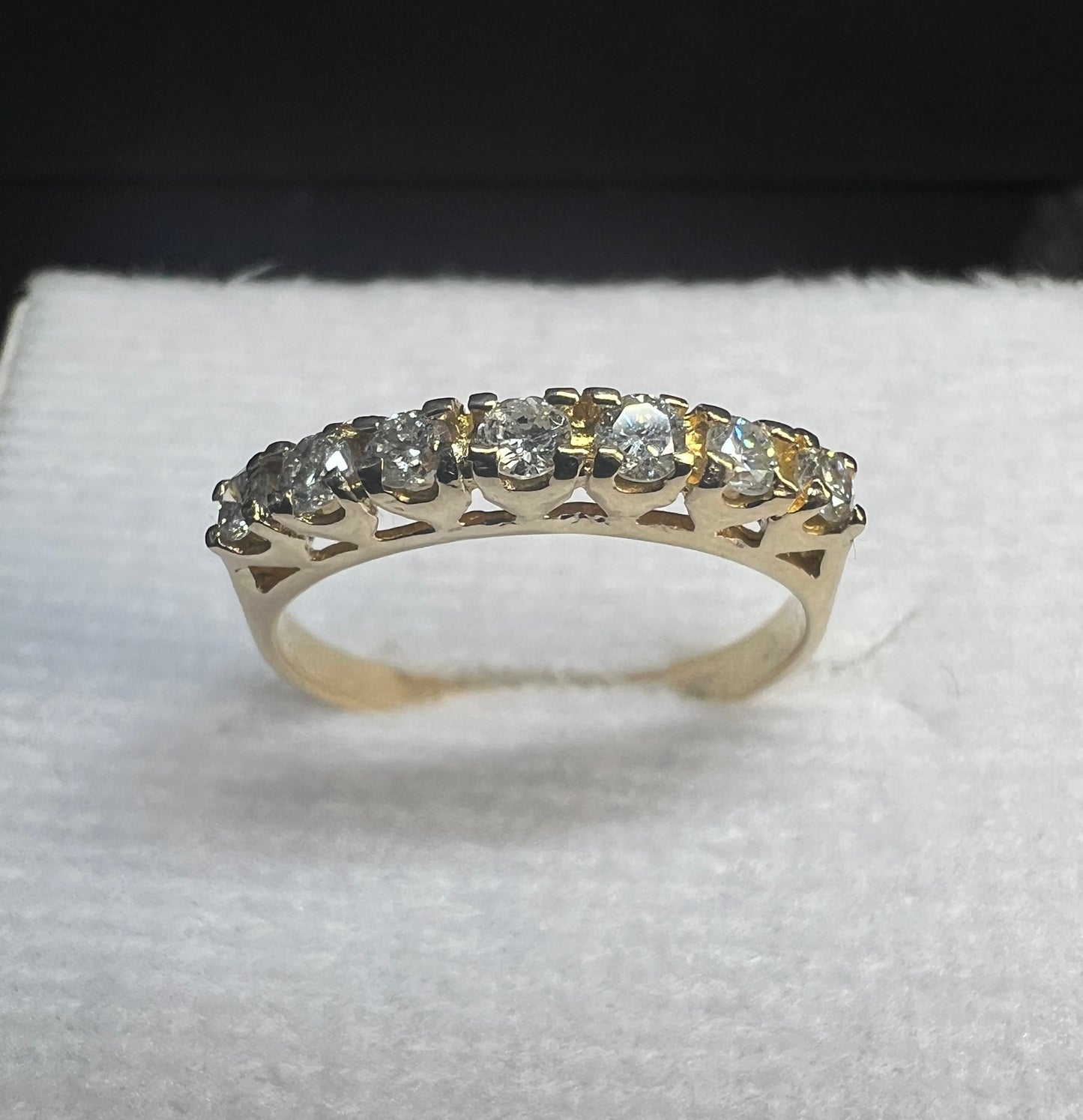 Anillo Churumbela Oro Amarillo con Diamantes Naturales 0.28ct