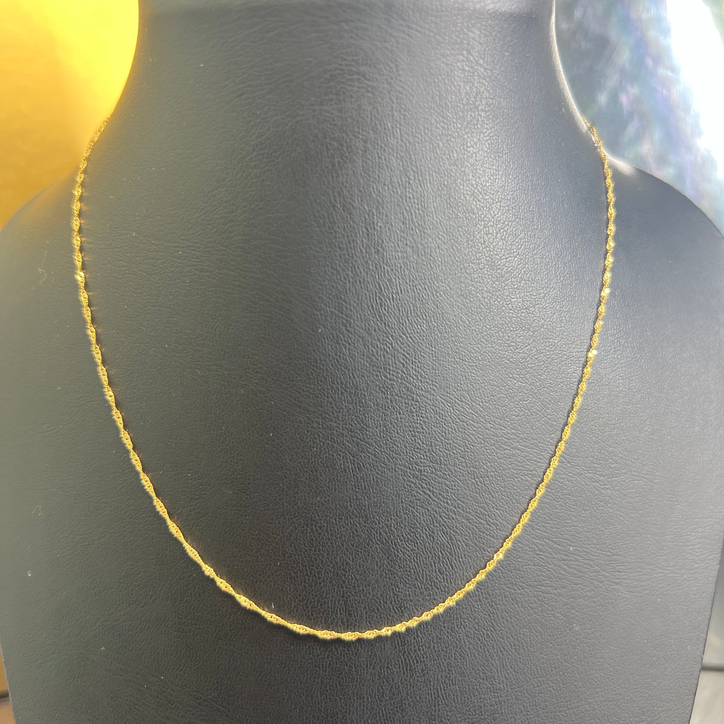 Collar Singapur (20cm) Oro Sólido 10kt