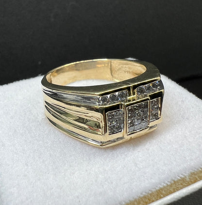 Anillo Oro con Diamantes Naturales 0.72ct