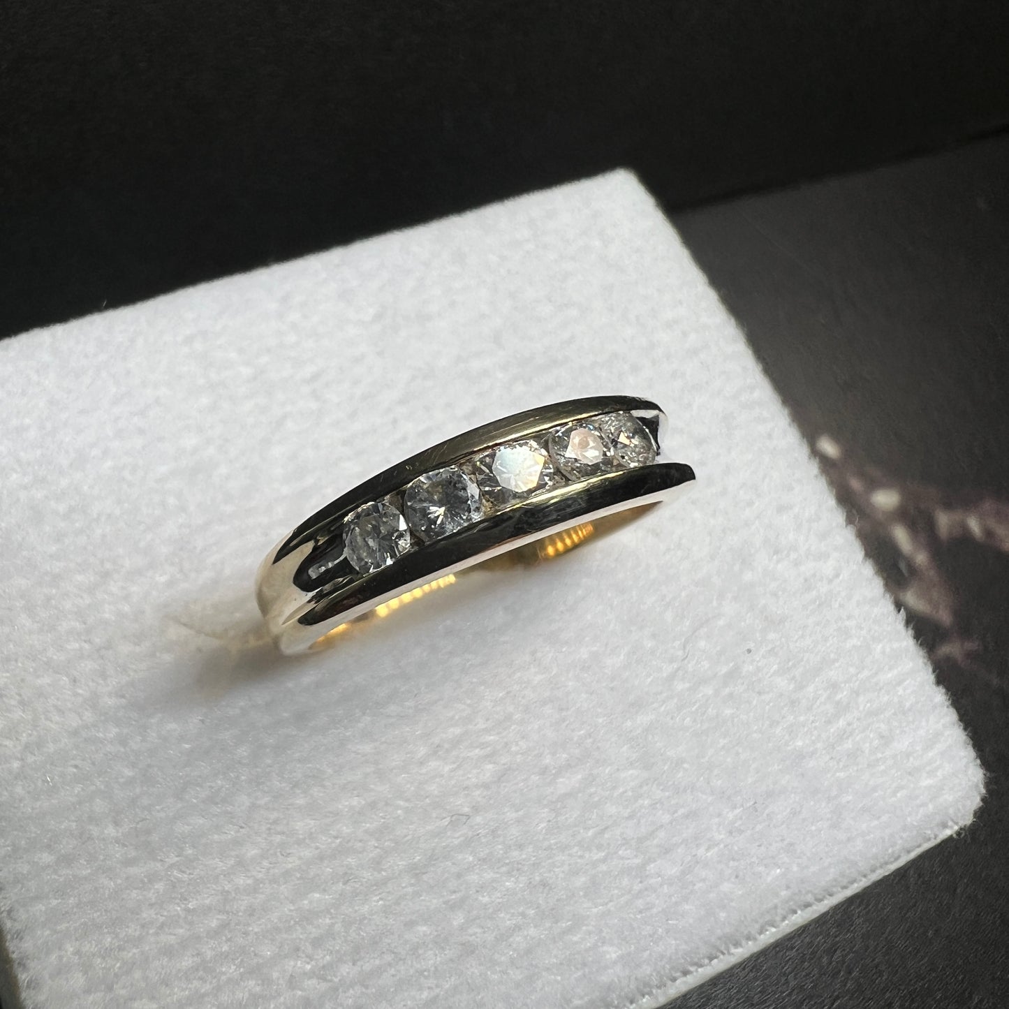 Anillo Churumbela Oro Amarillo con Diamantes Naturales 0.50ct