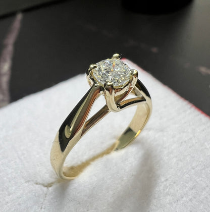 Anillo de Compromiso Diamante Natural Octillion Certificado GIA 0.31ct