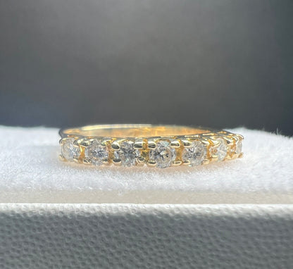 Anillo Churumbela Oro Amarillo con Diamantes Naturales 0.28ct