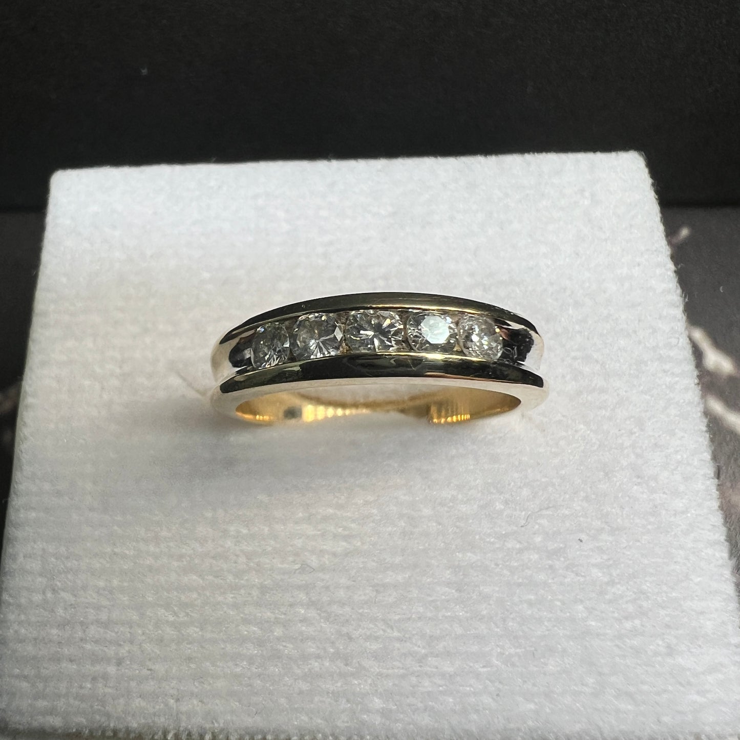 Anillo Churumbela Oro Amarillo con Diamantes Naturales 0.50ct