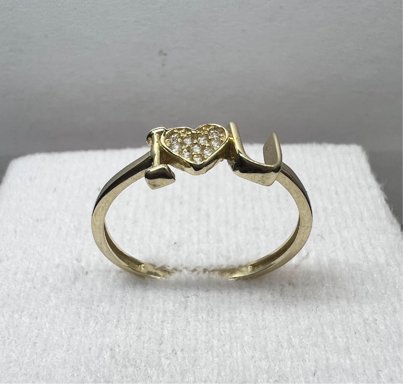 Anillo Love de Oro Sólido 10kt