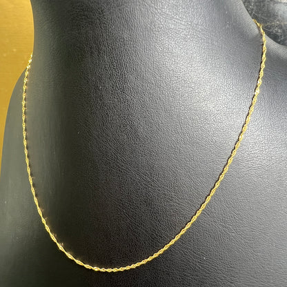 Collar Singapur (20cm) Oro Sólido 10kt