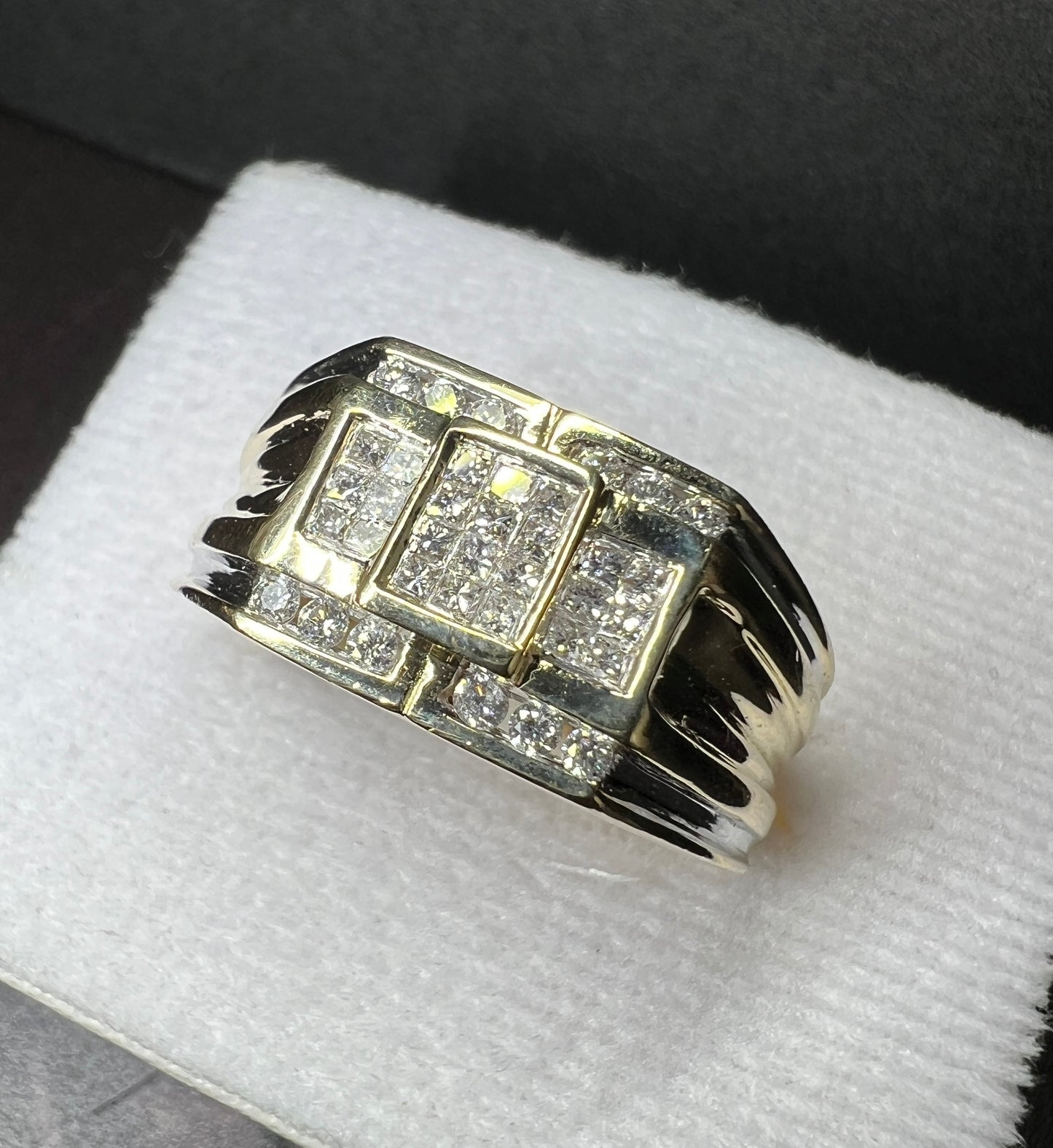 Anillo Oro con Diamantes Naturales 0.72ct