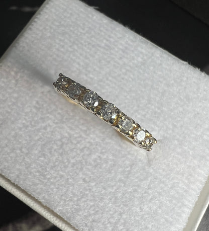 Anillo Churumbela Oro Amarillo con Diamantes Naturales 0.28ct