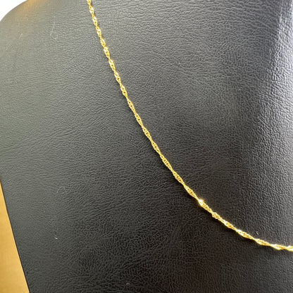 Collar Singapur (20cm) Oro Sólido 10kt