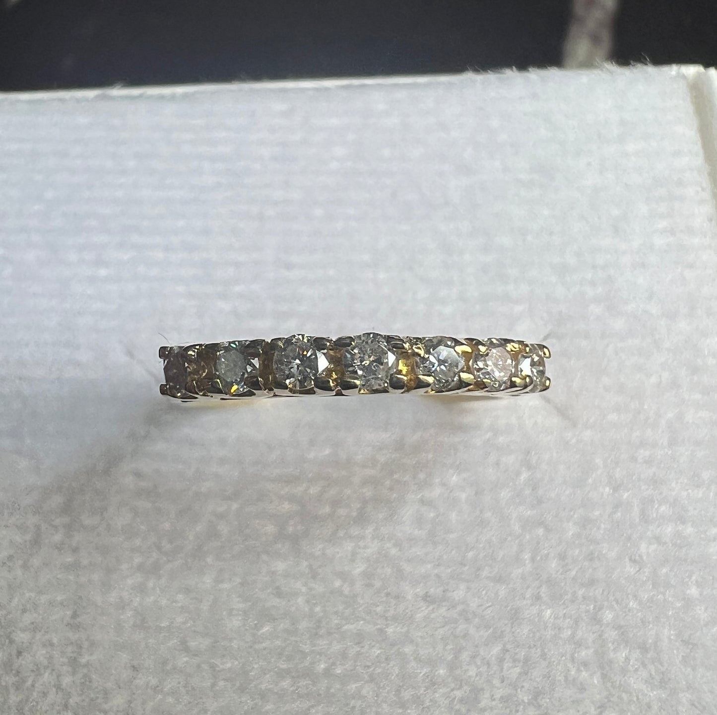 Anillo Churumbela Oro Amarillo con Diamantes Naturales 0.28ct