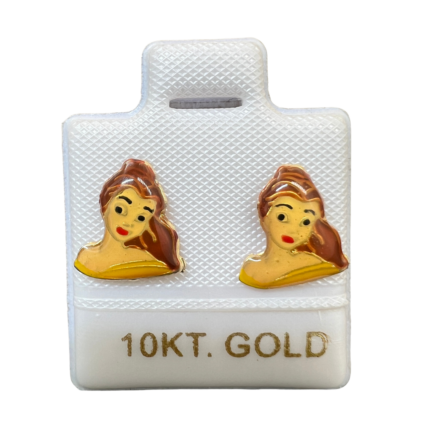 Broqueles Bella Disney Oro Sólido 10kt