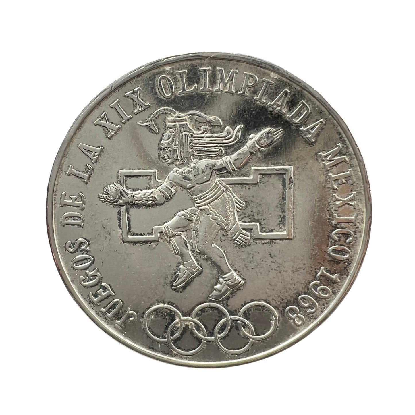 Moneda 25 pesos Juegos Olimpicos 1968