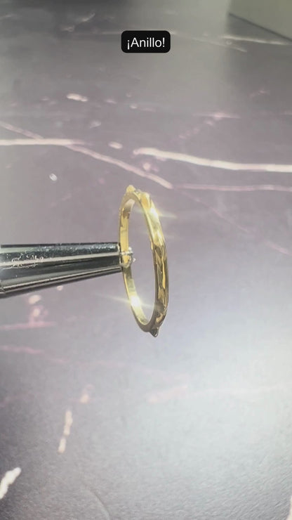 Anillo Oro Sólido 10kt